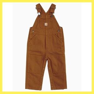 Carhartt Kids, baby, toddler Brown Classic Overalls🍄🏕️💕🌟🍁